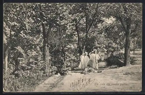AK Mascara, Un coin du jardin public