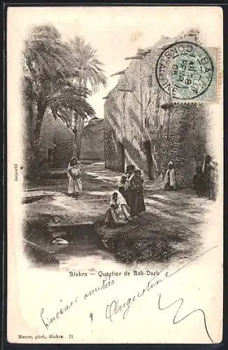 AK Biskra, Quartier de Bab-Darb