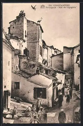 AK Constantine, Rue Perregaux et Nid de Cigognes
