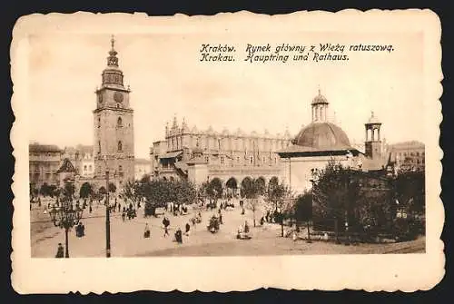 AK Kraków, Rynek glówny z Wiezq ratuszowq