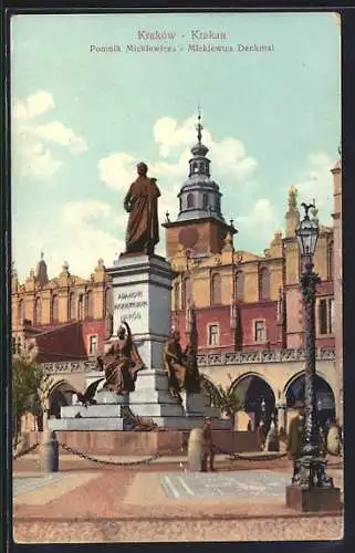 AK Kraków, Pomnik Mickiewicza