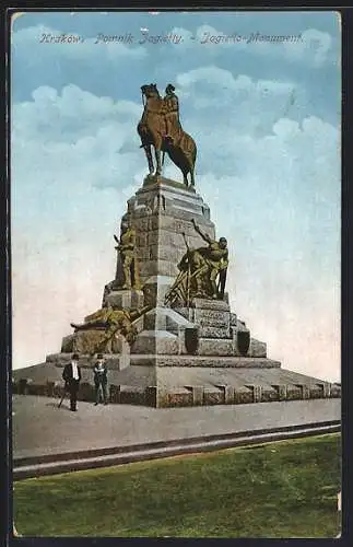 AK Kraków, Pomnik Jagietty