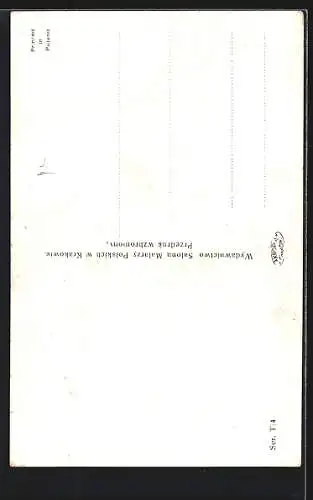 Künstler-AK Krakau-Krakow, St. Barbarakirche, Gebäudeansicht