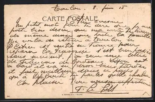 AK Port-Said, Rue du Village arabe, Strassenpartie