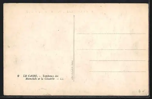 AK Cairo, Tombs of Mamelukes and Citadel