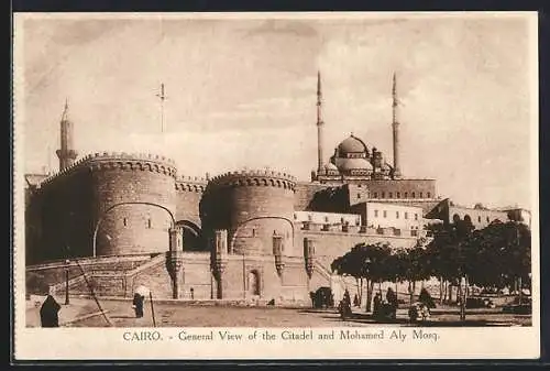 AK Cairo, General View of the Citadel and Mohamed Aly Mosq