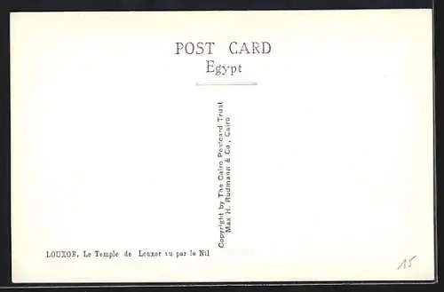 AK Luxor, The Luxor Temple seen from the Nile