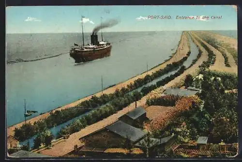 AK Port-Said, Entrance to the Canal