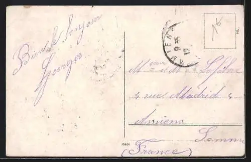 AK Port-Said, Vue du Phare avec le Casino