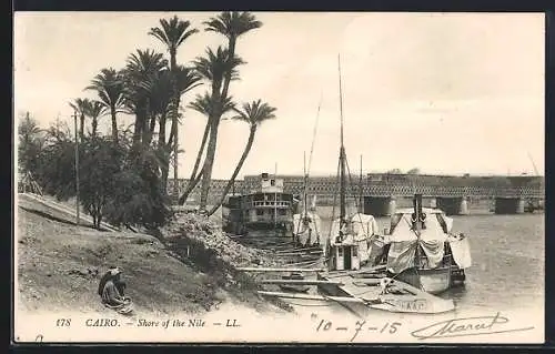 AK Cairo, Shore of the Nile