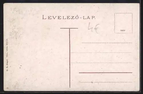 AK Szeged, Szechenyi ter a varoshazaval