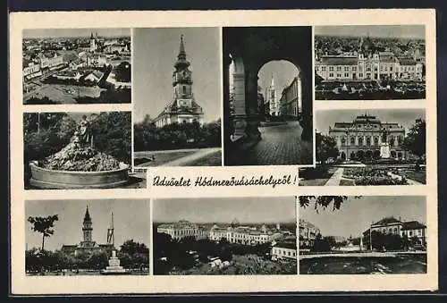 AK Hódmezövásárhely, Kirche, Ortspartien