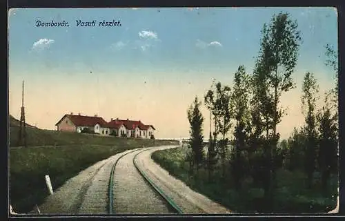 AK Dombovár, Vasuti reszlet