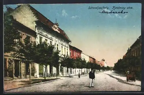 AK Satoraljaujhely, Kazinczy utca