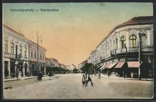 AK Sátoraljaujhely, Korona utca