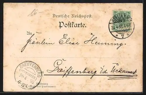 AK Berlin, Restaurant Mitscher`s Weinstuben, Inh. Gebr. Cramer, Französische Str. 18, Hauptkellerei in Brandenburg a. H.