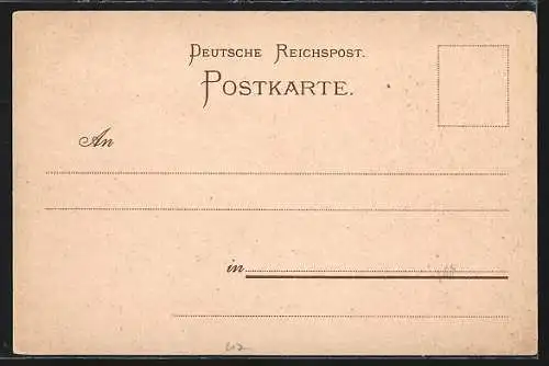 Lithographie Berlin, Wein-Restaurant Wassmann, Leipzigerstrasse 33, Reklame für Weine der Marke Duhr & Co.
