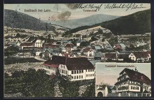 AK Seelbach / Lahr, Totalansicht, Tretenhof Genesungsheim