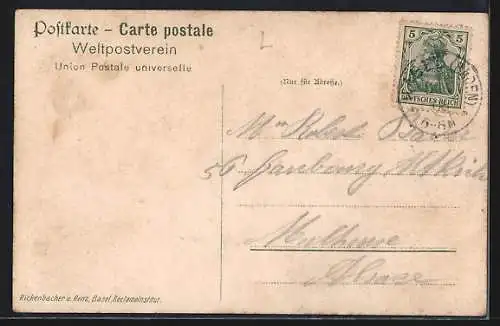 AK Hasel, Gasthaus zur Erdmannshöhle, Fürstengruft in der Haseler Höhle