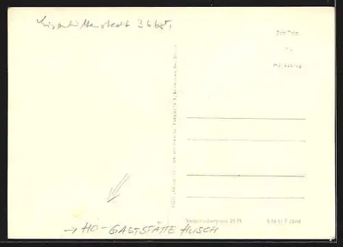 AK Eisenhüttenstadt, HO-Gaststätte Husch