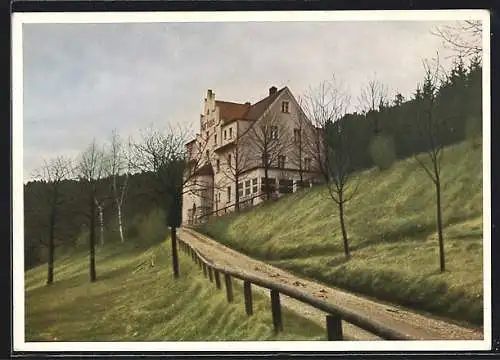 AK Unterachtel / Amberg-Sulzbach, Hotel-Pension H. Kraft