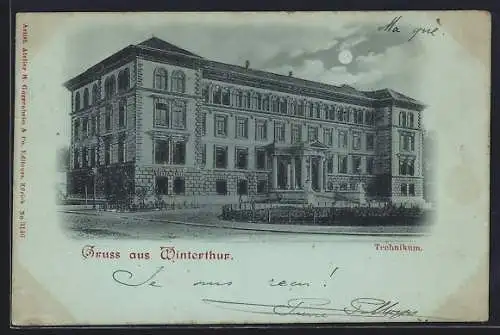 Mondschein-AK Winterthur, Partie am Technikum