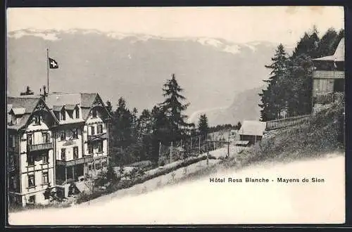 AK Mayens de Sion, Hotel Rosa Blanche