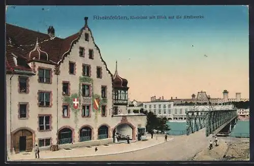 AK Rheinfelden, Rheinlust mit Blick auf die Kraftwerke