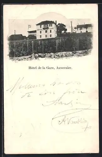 AK Auvernier, Hôtel de la Gare