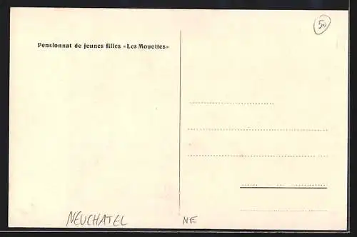 AK Neuchatel, Pensionnat de jeune filles Les Mouettes