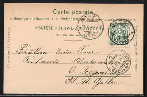 Lithographie Baden, Totalansicht, Stadtturm, Kurhaus, Schartenfels