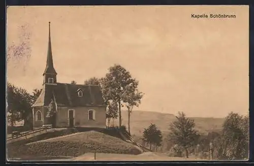 AK Zug, Bad Schönbrunn, Kapelle