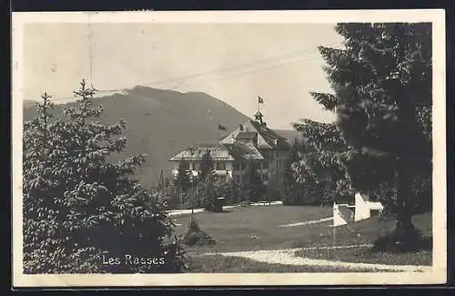 AK Les Rasses, Panorama mit Hotel