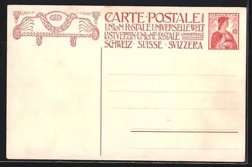 Künstler-AK Fondation de l`Union Postale Universelle, Inauguration du Monument Commemoratif, Ganzsache