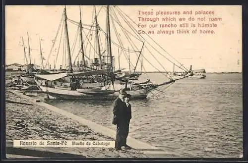 AK Rosario de Santa-Fé, Muelle de Cabotage, Schiffe