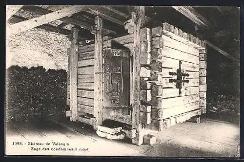 AK Valangin, Chateau de Valangin, Cage des condamnés à mort