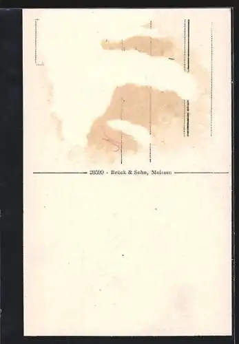 AK Neuseusslitz, Ortspartie mit Wohnhäusern, Ortspartie mit Teich