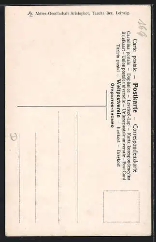 AK Leipzig, Szene von der Königs-Parade am 31. Mai 1907