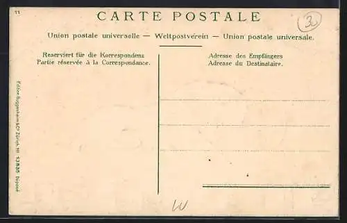 AK Luzern, Löwen-Denkmal, Kantonswappen