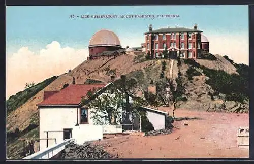 AK Lick Observatory, Mount Hamilton, California