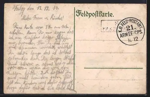 AK Soldaten der Regiments Nr. 101 mit leichten Geschütz zum Angriff bereit