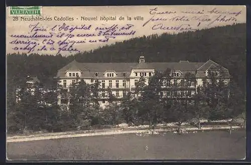 AK Neuchatel, les-Cadolles, Nouvel hopital de la ville