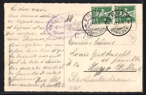 AK Melchsee-Frutt, Kurhaus mit Melchsee und Titliskette