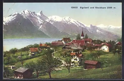 AK Sigriswil, Gesamtansicht mit Stockhorn