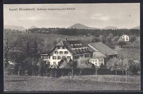 AK Abendsmatt, Blick auf die Stationen Lampenberg und Hölstein