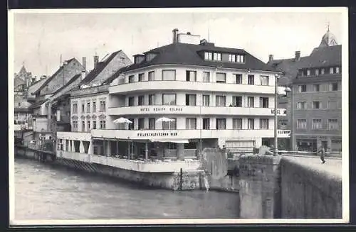 AK Rheinfelden, Blick auf Hotel Solbad Schiff