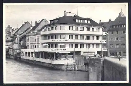 AK Rheinfelden, Blick auf Hotel Solbad Schiff