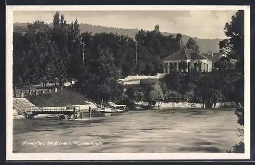 AK Rheinfelden, Schifflände und Kapuzinerquelle