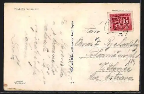 AK Kúpele Trenc. Teplice, Celkový pohl`ad