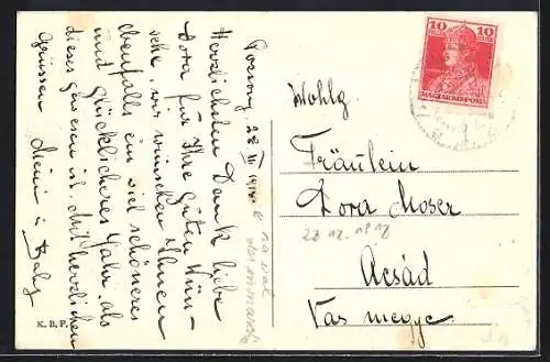 AK Pozsony / Pressburg, Teilansicht mit Dampfschiff auf dem Wasser